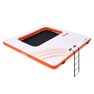 Piattaforma Galleggiante Gonfiabile 10x10FT con Trampolino 4x7FT e Rete Antiscivolo per Piscina - Struttura per Divertimento Acquatico - Product Image 1
