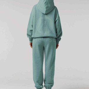 Service OEM – Nouvelle Tendance : Survêtement Baggy à Capuche pour Femme, Hiver Décontracté, Manches Longues, Léger, 100% Coton Écologique - Product Image 2