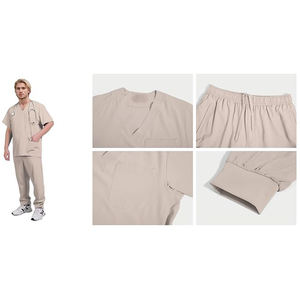 Conjunto de uniformes quirúrgicos con logotipo personalizado para médicos y enfermeras - Product Image 2