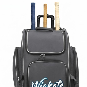 Professional Cricket Kit Bag Heavy Duty Waterproof Sports <b>Backpack</b> with Multiple Compartments and <b>Wheels</b> - Product Image 3