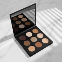 9-Farben Lidschatten-Palette Private Label Großhandel Hochpigmentierte Farben