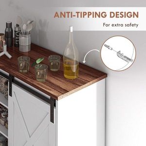 Credenza Bianca per Cucina con Vano Portaoggetti - Product Image 5