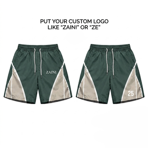 กางเกงวินด์เบรกเกอร์ชาย ZAINI ZI-012 ผ้าโพลีเอสเตอร์ Taslan 130 GSM สีเขียว เบจ ขาว พิมพ์ลายโลโก้ตามสั่ง OEM ODM มีเชือกผูก - Product Image 1
