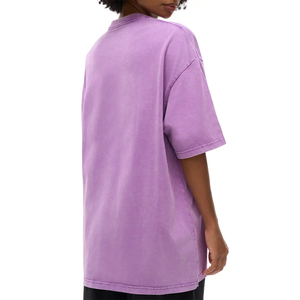 OEM/ODM Customized Print Logo Unisex Drop Shoulder Streetwear Blank Design Short Neck Women <b>T</b> Shirt 100%Cotton Jersey Acid Wash - Product Image 4