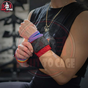 Vendas de Muñeca para Boxeo, Multicolores, de Alta Elasticidad, Protección Articular, Duraderas, Ligeras, Novedad, a la Moda - Product Image 4