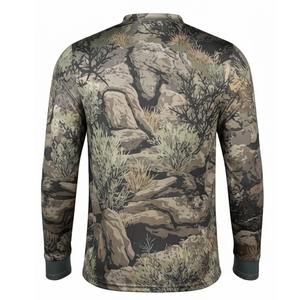 Chemise de chasse imperméable pour homme à imprimé animal camouflage, en mélange de coton respirant, vêtement d'extérieur pour l'automne, manches longues - Product Image 3