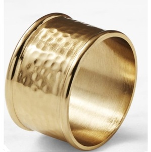 ที่ใส่ผ้าเช็ดปากสำหรับงานแต่งงานและงานอีเว้นท์  งานฝีมือเคลือบทองแดง  แหวนผ้าเช็ดปากตกแต่งระดับพรีเมียม - Product Image 5