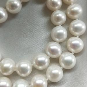 Collier de perles d'eau douce rondes blanches de qualité AAAA 10-11 mm, vente en gros du fabricant, cadeau idéal pour les mères avec boîte cadeau - Product Image 3