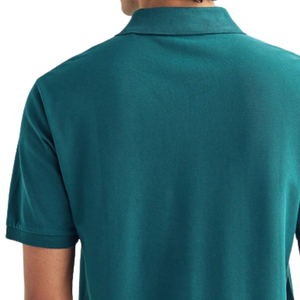 Mens <b>Classic</b> Fit Sea Green Short Sleeve Soft Comfortable Knitted 100% Cotton Solid Quick Dry for Shirt Embroidered OEM Service - Product Image 4