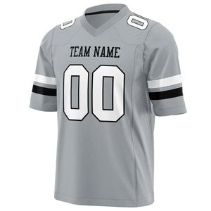 Maillots de football américain personnalisés avec nom du joueur, protection UV, 100% polyester, vente en gros, uniforme de haute qualité, respirant, taille plus - Product Image 2
