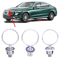 Emblème de logo avant en métal 44mm 57mm pour Mercedes Benz W202 W220 W213 W210 W164 A180 A200 B180 B200 E200 E300 - Accessoires