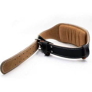 Ceinture de musculation professionnelle en cuir de vachette réglable, respirante et robuste pour la protection en salle de sport - Product Image 5