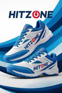 รองเท้าคริกเก็ตแบบสตั๊ดยางสำหรับผู้ชาย น้ำหนักเบา ยึดเกาะสนามได้ดี เหมาะสำหรับฝึกซ้อม การแข่งขัน รองรับการผลิตแบบ OEM และขายส่ง - Product Image 2