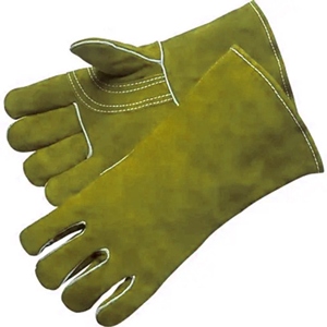 Gants de sécurité JNM SAFETY en cuir de vachette pleine fleur, souples et résistants, avec manchette de soudage antidérapante et résistante à la chaleur - Product Image 6