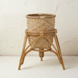 Outdoor Rattan <b>Plant</b> <b>Stands</b> Patio Wholesale Cheapest Price Natural Pot Holder for <b>Plants</b> and Flowers - Product Image 1