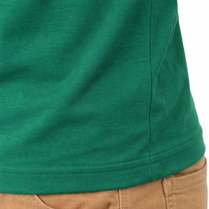 T-shirt décontracté pour homme, 100% coton, coupe ample, col rond, manches longues, couleur unie, séchage rapide, anti-boulochage, respirant - Product Image 6