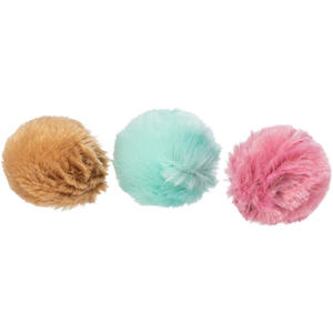 Set di Palline Peluche Sonore da 3 cm per Giocattoli Squeaky per Animali Domestici - Product Image 2