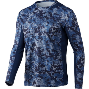 Customizable Plus Size Long Sleeve Fishing Jersey Hoodie Latest Design Tournament Sublimation Transfer Print Front Polyester - Product Image 6