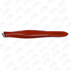 แหนบถอนขนคิ้วปลายเฉียงเคลือบสีโรสโกลด์พรีเมียม พร้อมซองใส่ - Product Image 3