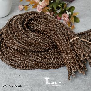 Most Selling Braided Bolo Leather <b>Cords</b> with Natural Edges Antique Shades Braided Leather <b>Cord</b> for Export Sale - Product Image 2
