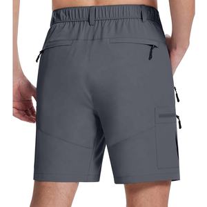Short de course personnalisé en nylon et spandex pour hommes de la meilleure qualité la plus cool Short cargo à motif solide pour le travail à séchage rapide Vente en gros Service OEM - Product Image 2
