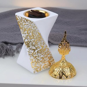 Quemador de Incienso de Madera Natural para Meditación con Bolsa de Almacenamiento, Porta Incienso Rústico de Madera Ecológico - Product Image 5