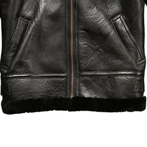 <b>Leather</b> <b>Jacket</b> Premium Zip Up <b>Leather</b> Outerwear Contemporary Casual Wear OEM Manufacturer Export Production - Product Image 2