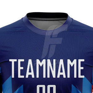 Maillot de football personnalisé en polyester respirant à manches courtes pour adulte, idéal pour l'été et le sport – Vente en gros - Product Image 6