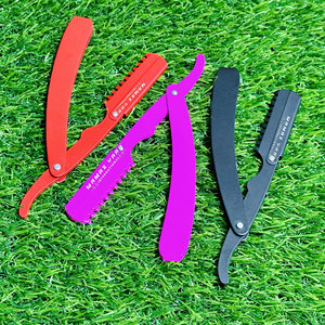 Navaja de Afeitar Profesional de Acero Inoxidable para Barbería, para Adelgazar y Cortar el Cabello con Precisión, Texturizar y Usar en Salón - Product Image 4