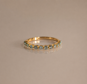 Dainty Birthstone <b>Stack</b> <b>Ring</b> Luxury Everyday Jewelry Gold Plated Gift For Women Promise <b>Ring</b> - Product Image 3
