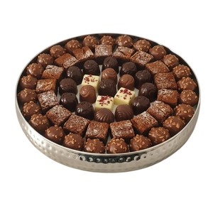 Tazón de Chocolate Creativo de Acero Inoxidable Dorado, Plato para Servir Postres, Decoración de Lujo para Bodas y Hogar, Plato Ecológico para Dulces - Product Image 4