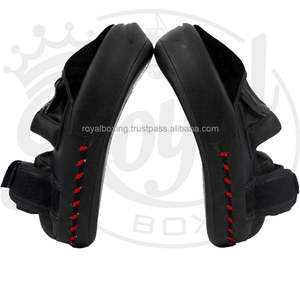 Cible de frappe en cuir véritable pour entraînement MMA et arts martiaux, coussinets de frappe pour boxe et entraînement - Product Image 3