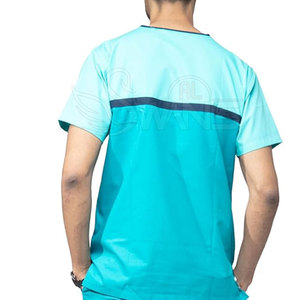 Custom Made Medical <b>Scrub</b> Suit Plus Size Lightweight Comfortable Best Selling Uniform Sets Cotton/Polyester High Quality for Men - Product Image 4