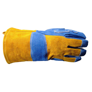 Heat Resistant Reinforced Cow Split Leather Hand Safety Welding Work <b>Gloves</b> Top Quality Material Welder Working <b>Gloves</b> - Product Image 3