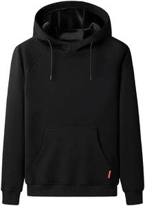 <b>Polyester</b> Cotton Solid Casual Hooded Drawstring Front Logo Autumn <b>Tracksuits</b> with Anti-Static Feature Custom Men's <b>Tracksuit</b> - Product Image 4