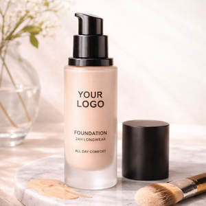 Fond de Teint Liquide Marque Blanche Couvrance Totale Correcteur Hydratant Contrôle du Sébum Longue Tenue Formule Waterproof Changeant de Couleur - Product Image 2