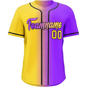 Maillot de baseball personnalisé pour jeunes avec logo en sublimation intégrale, vente en gros à bas prix, matière de qualité supérieure - Product Image 5