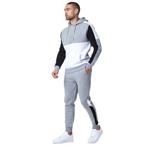 ชุดวิ่งสำหรับผู้ชายขนาดใหญ่เสื้อฮู้ดกันหนาวทรงหลวมพิมพ์ลายแขนสามส่วนไซส์ XL - Product Image 1