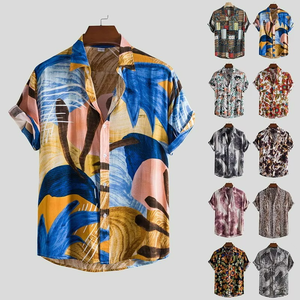 Chemise hawaïenne pour homme, coupe ample, imprimé 3D, tendance, respirante, manches courtes, été - Product Image 3