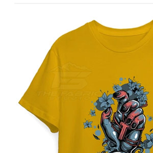 Camisetas DTF para Hombre, de Poliéster/Algodón, Material Suave, Logotipo Personalizado, Elegantes, Duraderas, de Secado Rápido y Transpirables, Calidad de Exportación de Pakistán - Product Image 6