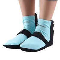 Chaussettes Réutilisables de Thérapie Chaud/Froid, Enveloppement de Gel Glacé pour les Pieds, Soulagement des Gonflements et des Douleurs Plantaires, Thérapie par le Froid au Gel Réglable