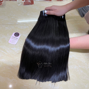 Lisse Super Belle Longue Durée Brillant Offre Spéciale 2024 Os Droite Extensions de Cheveux Humains Cabelo Humano Genius Trame Bundles - Product Image 3