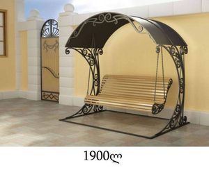 Chaise suspendue de jardin en tissu moderne personnalisée, balançoire d'extérieur avec coussin imperméable pour 2 personnes, utilisation sur la terrasse et dans la cour - Product Image 2