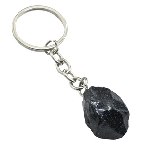 พวงกุญแจคริสตัลหินโกลด์สโตนสีน้ำเงินธรรมชาติสำหรับความคิดสร้างสรรค์และแรงบันดาลใจ - Product Image 1