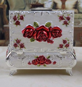 Trendsetting Copper Jewelry Storage <b>Box</b> with <b>Treasure</b> Chest Design for Rings and Cosmetics - Product Image 3