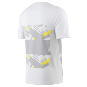 เสื้อยืดออกกำลังกายสำหรับผู้ชาย ลายเรขาคณิต เสื้อยืดประสิทธิภาพสูง - Product Image 3