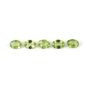 Piedra Preciosa de Peridoto Natural, Corte Ovalado, Alta Calidad, Facetada, Color Verde Oliva, para Joyería - Product Image 1