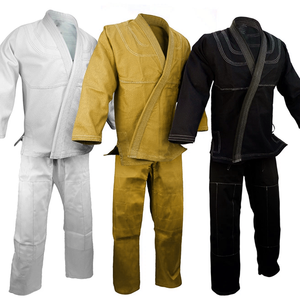 Kimono de judo prêt pour l'entraînement, tissu double tissage, impression de logo personnalisée, couture et sélection de couleurs disponibles - Product Image 3