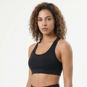 Soutien-gorge de sport à col en U pour femme, haut court de yoga rembourré, soutien-gorge de fitness pour la gym, soutien-gorge de yoga à maintien élevé pour femme - Product Image 1