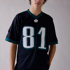 Camiseta Deportiva Unisex de Malla para Fútbol Americano, Sublimada, Estilo Urbano, Transpirable, 100% Poliéster, Venta al Por Mayor - Product Image 1